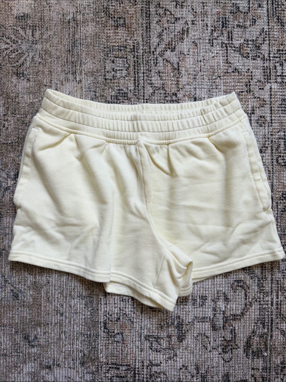 Aerie Butter Yellow Casual Knit Lounge Shorts